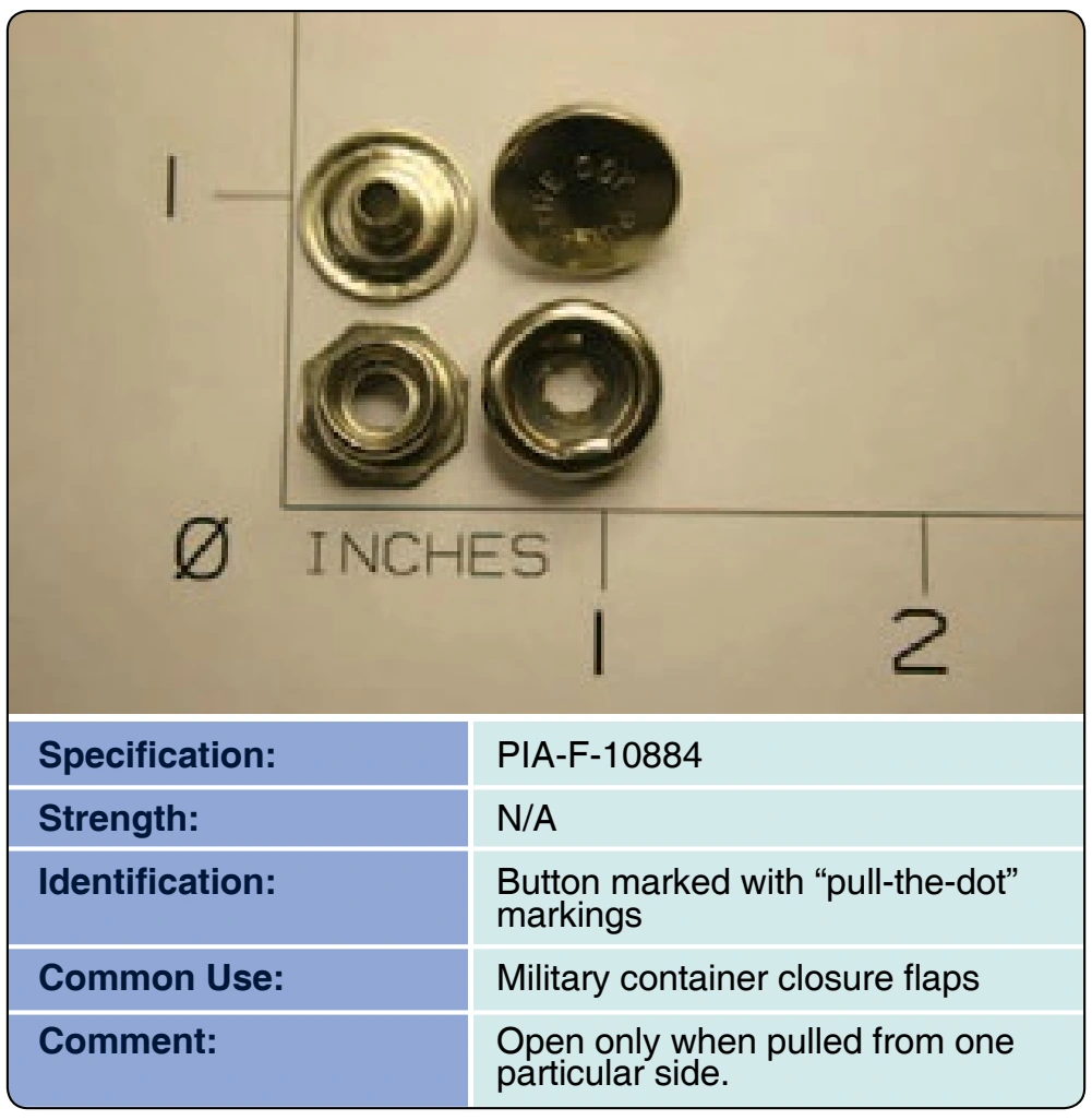 Figure 3-92. DOT Fasteners, Pull-the-dot.