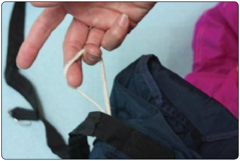 Figure 4-19. Pull the kill line out of the bag at this time.