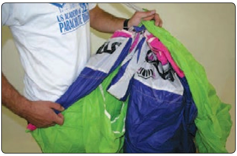 Figure 4-36. Rolling the nose of the canopy.
