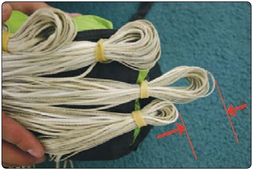 Figure 4-39. Line stow length comparison.