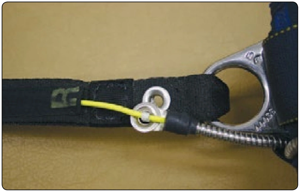 Figure 4-46. 3-ring cable through loop.