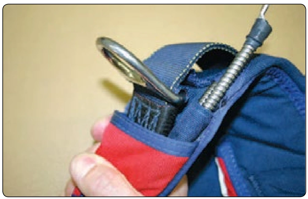 Figure 4-48. Harness 3-ring inspection.