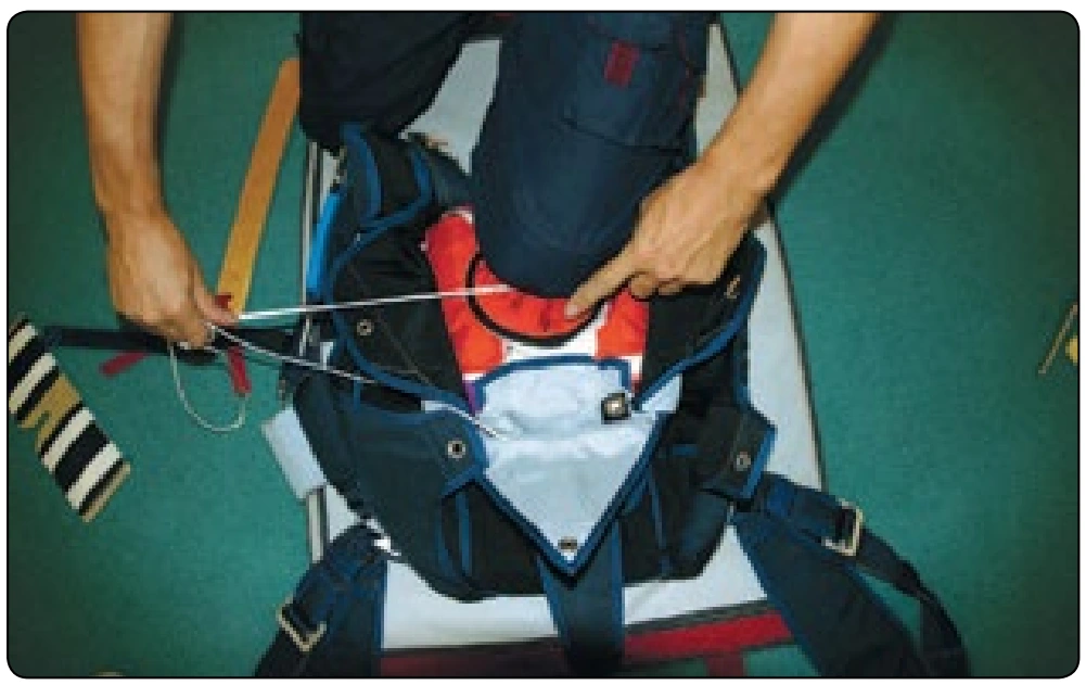 Figure 5-109. Position pilot chute.