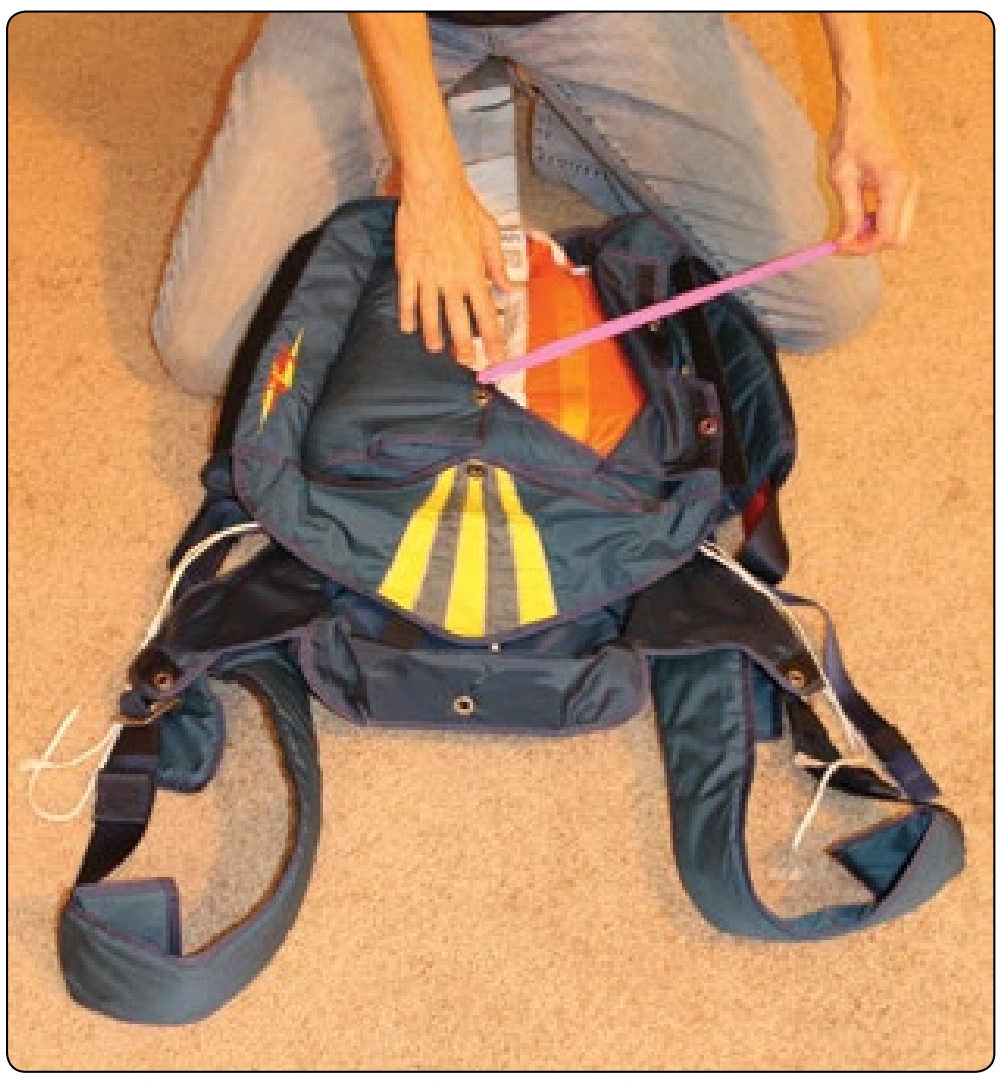 Figure 5-149. Close either side flap (not side-sensitive).