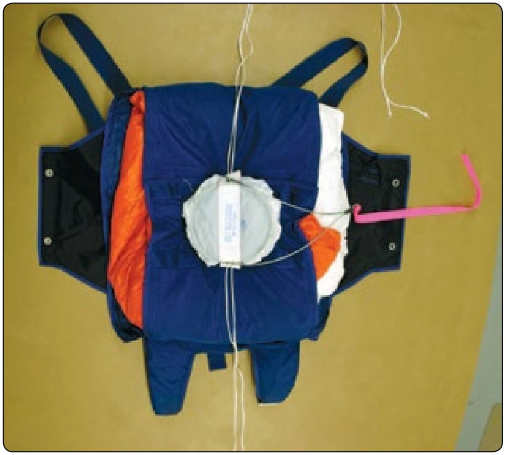 Figure 5-62. Pilot chute seated in position.