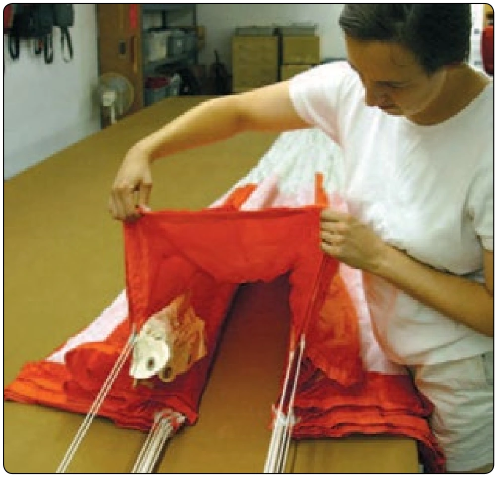 Figure 5-7. Round canopy—split gores.