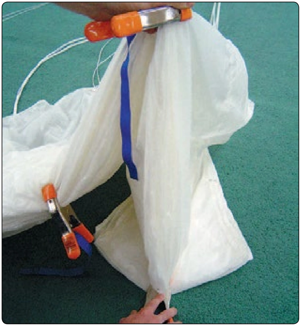 Figure 5-78. Hold “B” clamp vertically over “A” clamp.