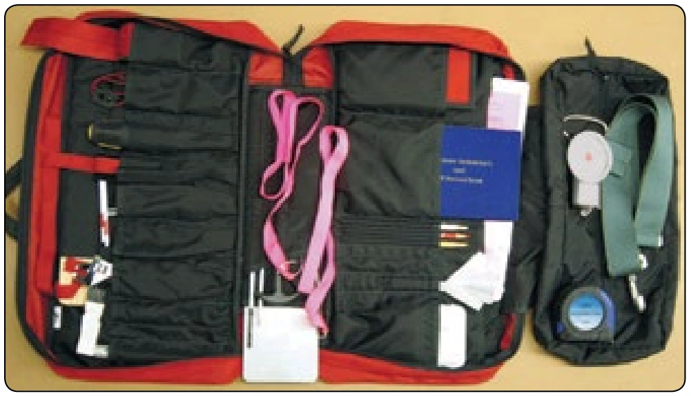 Figure 6-1. Field rigger kitbag with tools.