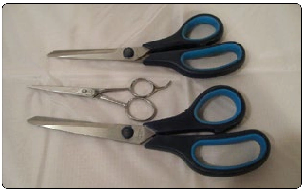 Figure 6-11. Scissors and barber shears.