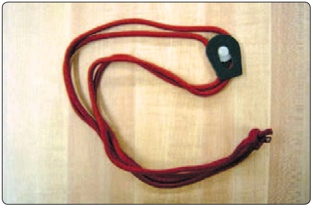 Figure 6-16. Locking pull-up cord.