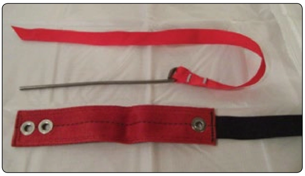 Figure 6-24. Pilot chute rod and strap.