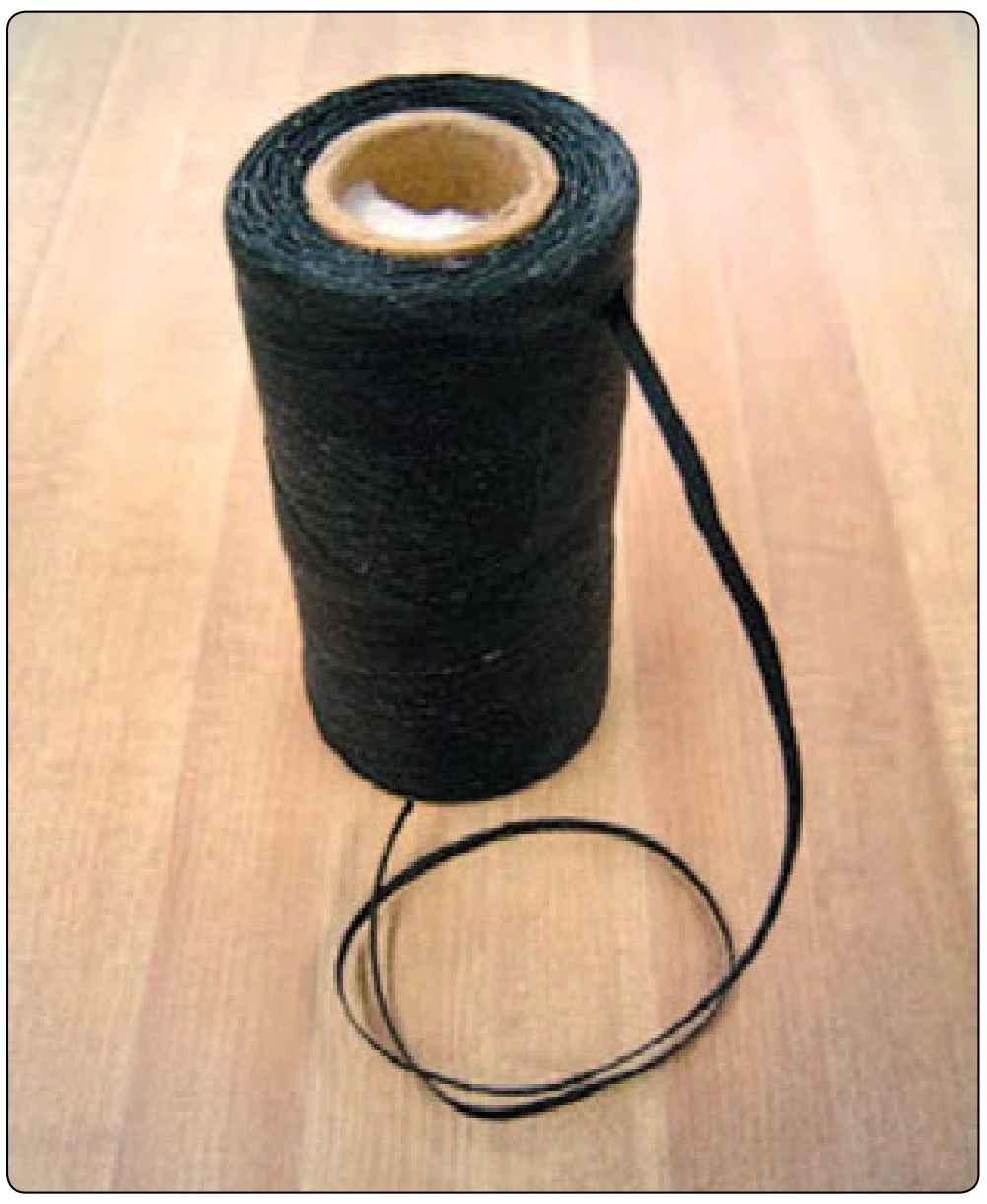 Figure 6-37. Waxed nylon “supertack.”