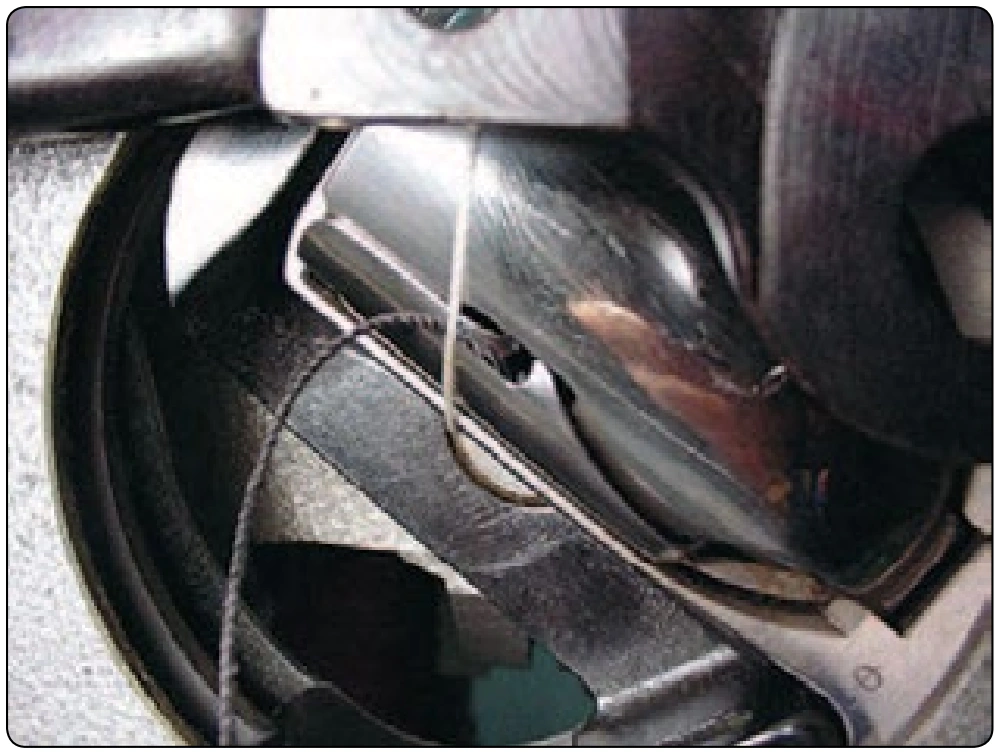 Figure 6-72. Fourth step in forming a stitch.