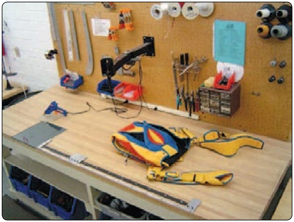 Figure 6-92. Harness work table.
