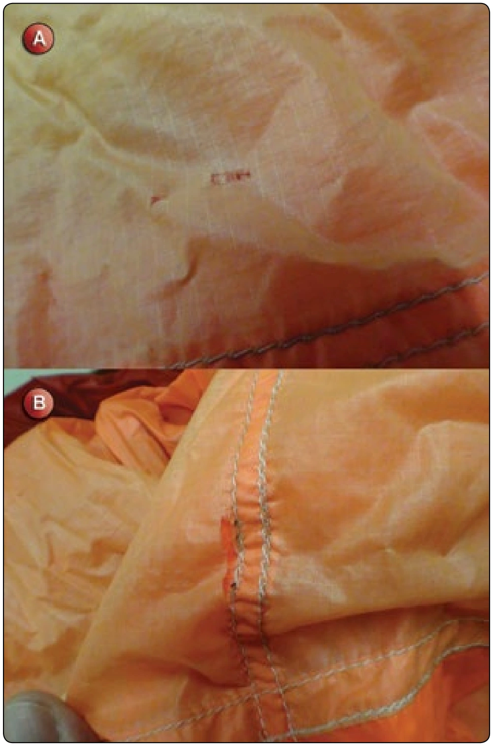 Figure 7-10. Fabric damage.