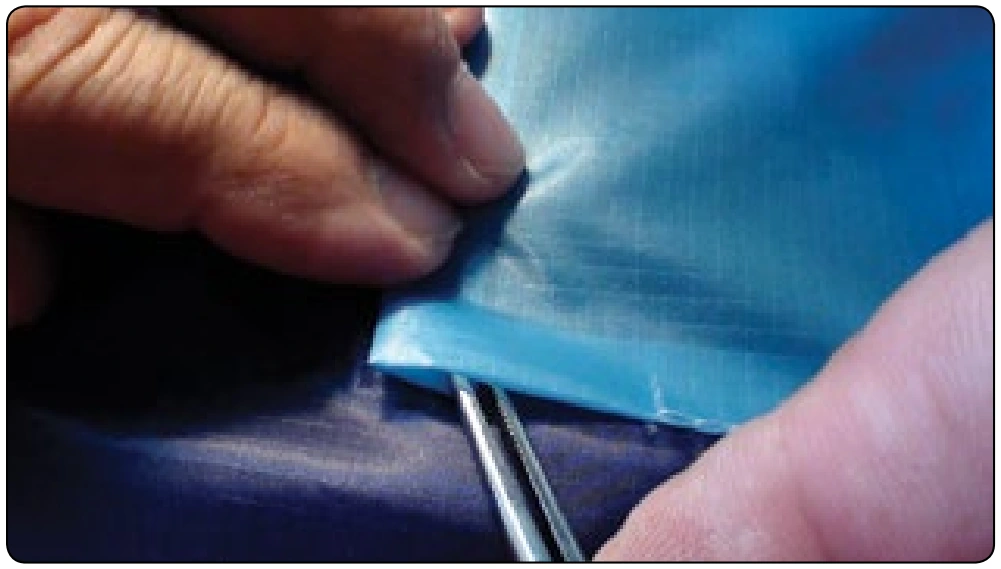 Figure 7-20. Confirming patch alignment.