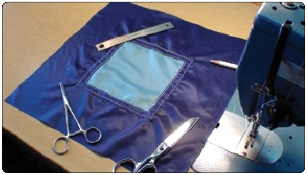 Figure 7-28. Correct stitch gauge.