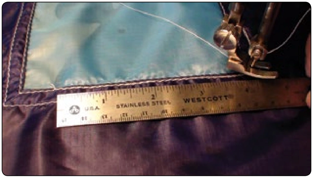 Figure 7-29. Correct oversew.