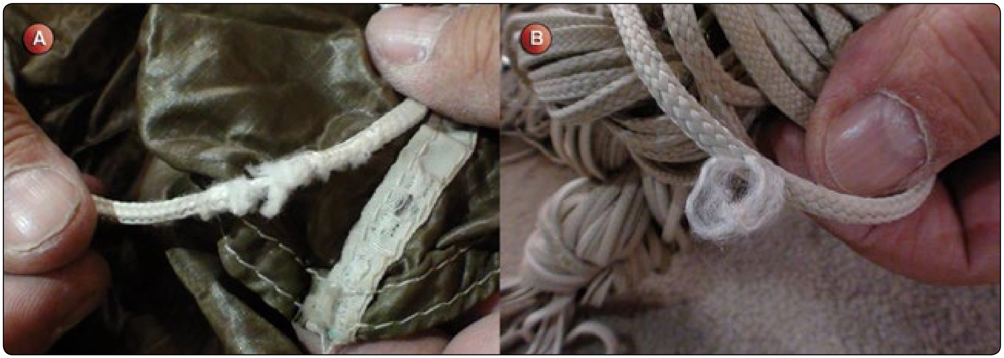 Figure 7-5. Line damage.
