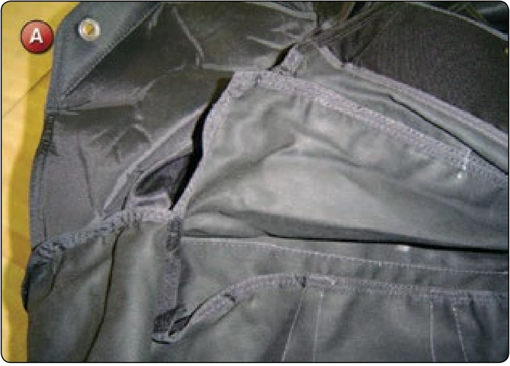 Automatic Activation Device (AAD) Installation, procedure photograph 1 (source page 7-77).