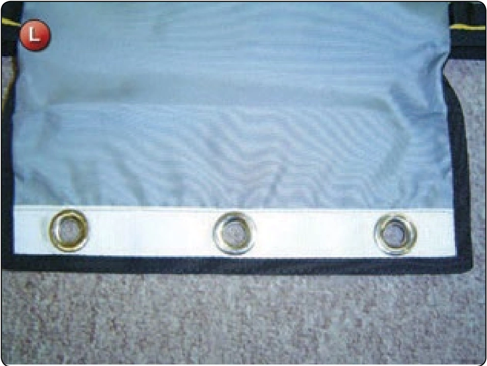 Bottom of Container (BOC) Pocket, procedure photograph 1 (source page 7-85).