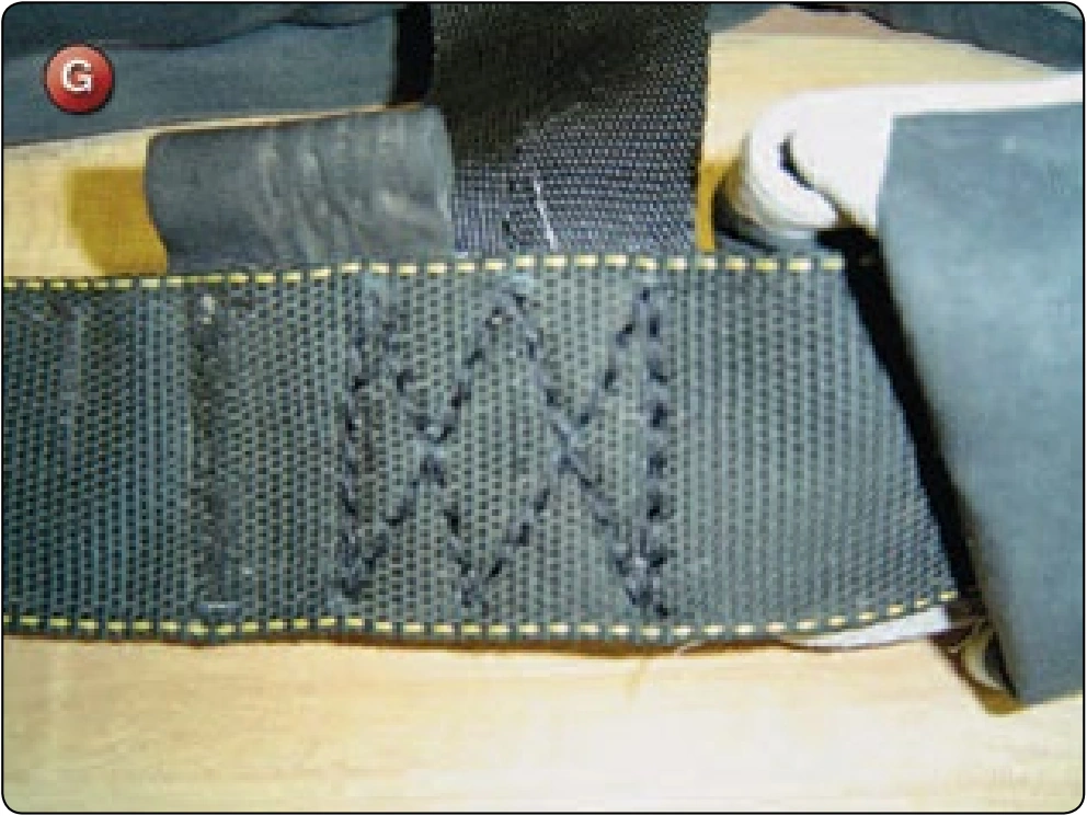 Chest Strap Replacement, procedure photograph 7 (source page 7-53).