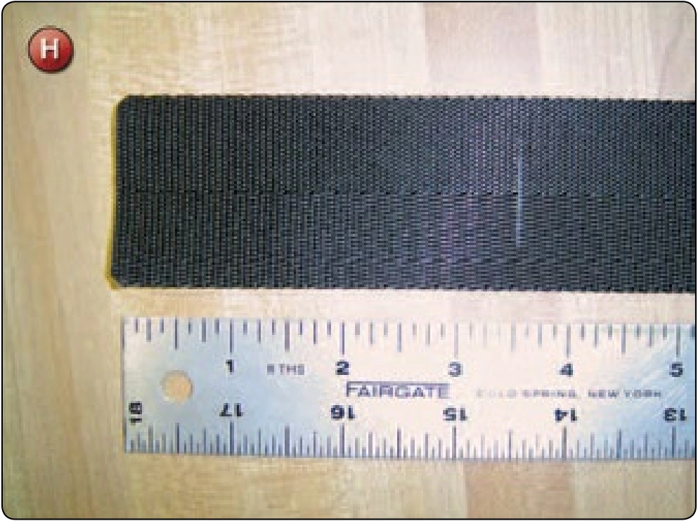 Chest Strap Replacement, procedure photograph 8 (source page 7-53).