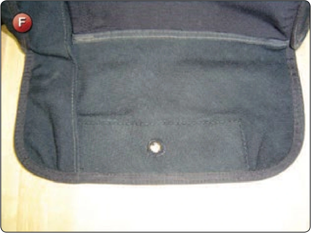 Container Plastic Stiffener Replacement, procedure photograph 6 (source page 7-46).