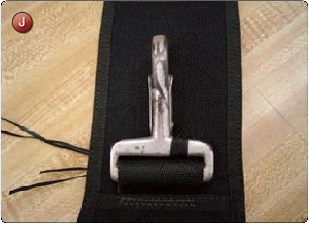 Hand Tacking Techniques, procedure photograph 10 (source page 7-88).