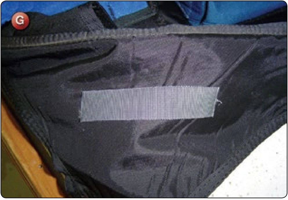 Hidden Patches, procedure photograph 2 (source page 7-40).