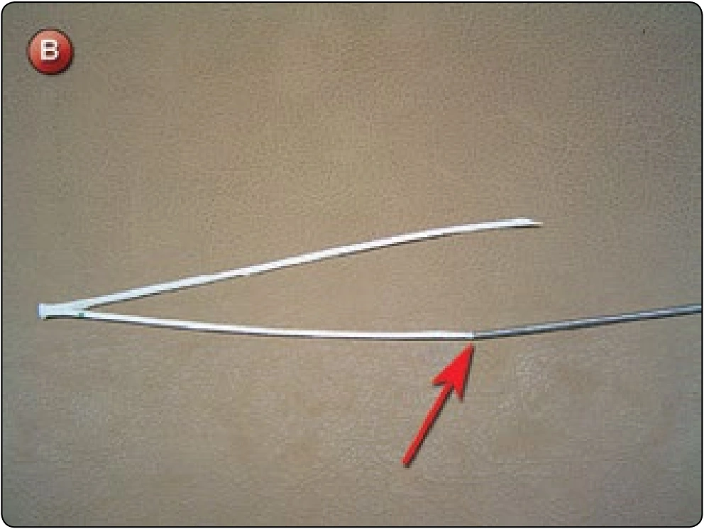 Main and Reserve Closing Loop Manufacture, procedure photograph 2 (source page 7-81).