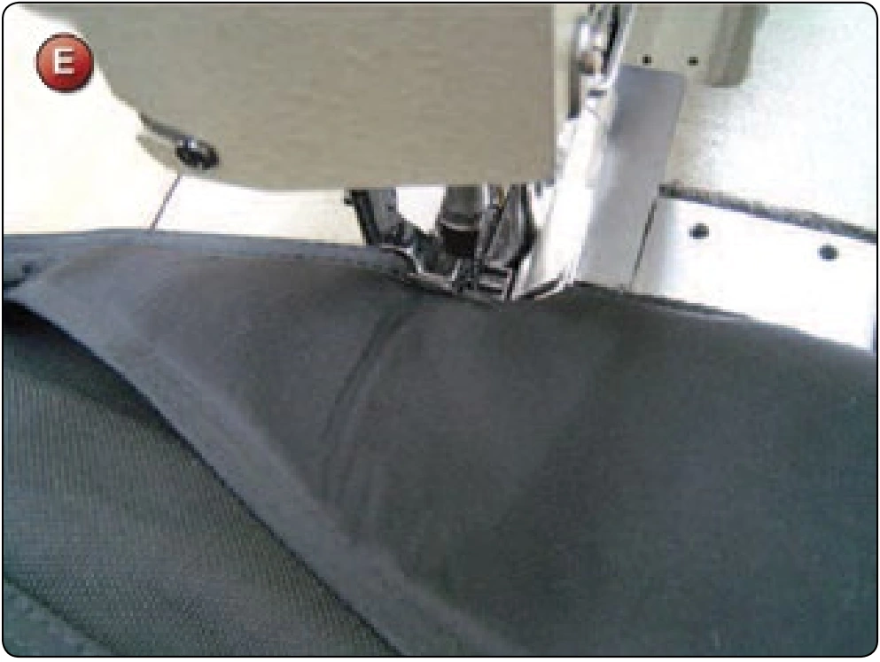 Main Container Side Flap Replacement, procedure photograph 5 (source page 7-48).