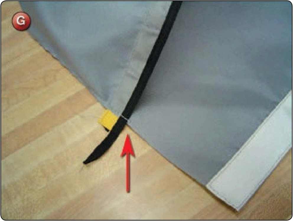 Main Deployment Bag, procedure photograph 12 (source page 7-84).