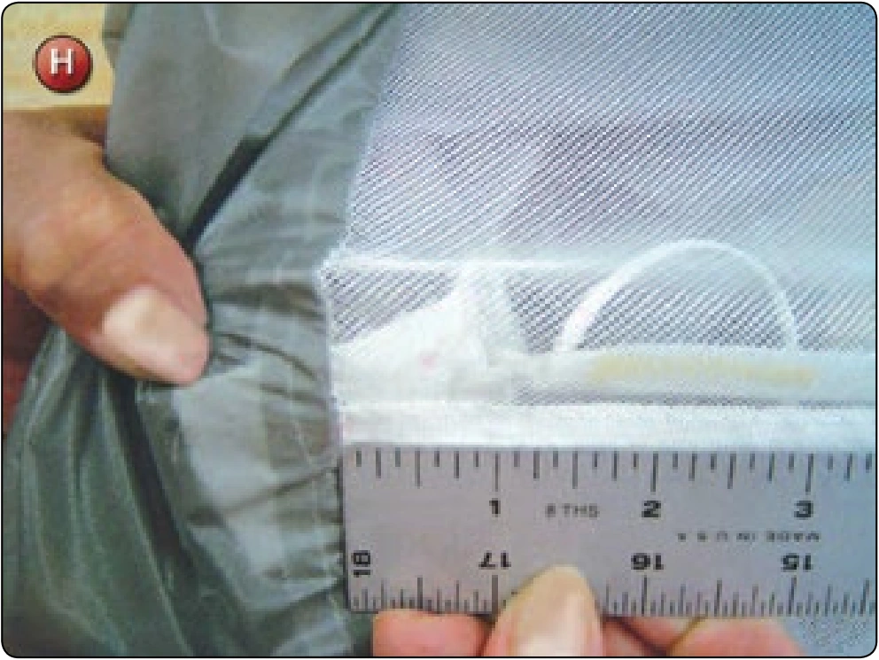 Main Pilot Chute Collapsible Bridle Replacement, procedure photograph 8 (source page 7-71).