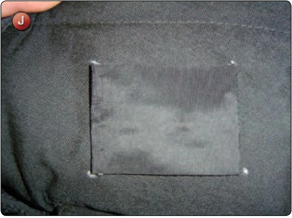 Overlay Patches, procedure photograph 2 (source page 7-41).