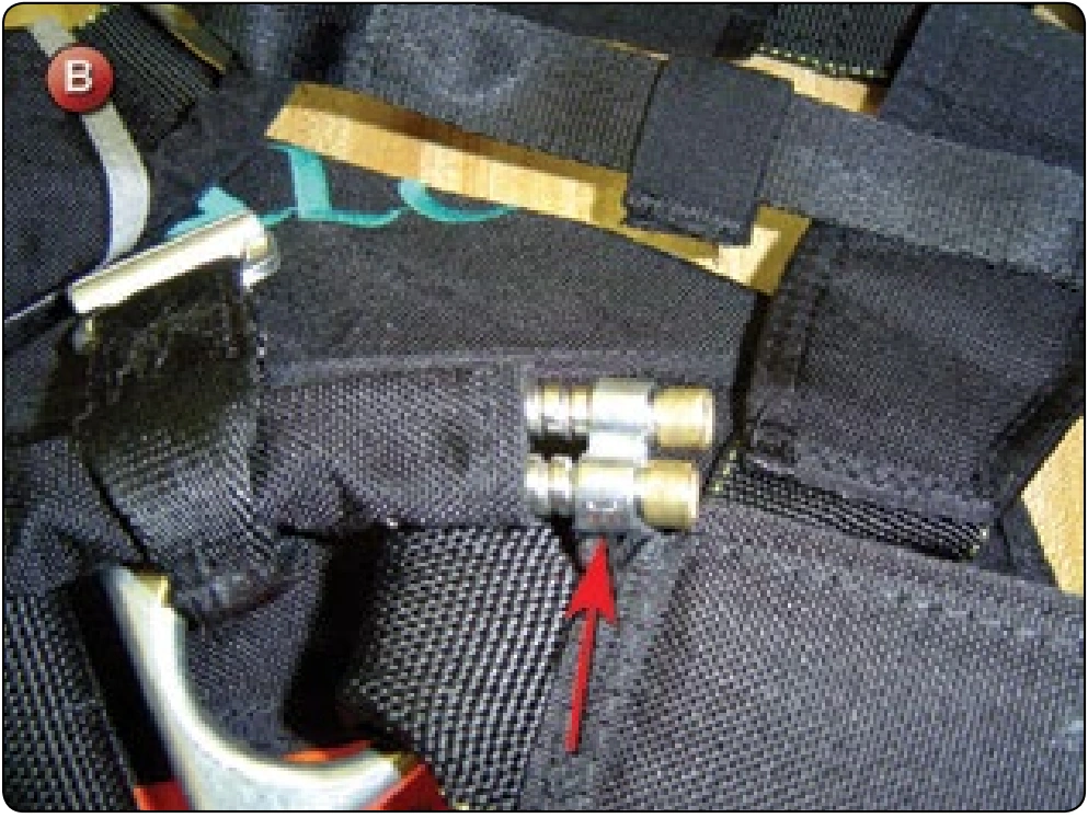 Ring Release Housing Replacement, procedure photograph 2 (source page 7-50).