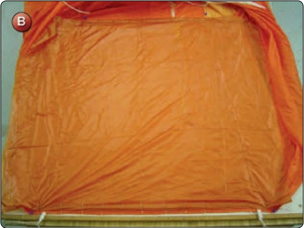 Round Canopy—Panel Replacement, procedure photograph 1 (source page 7-22).