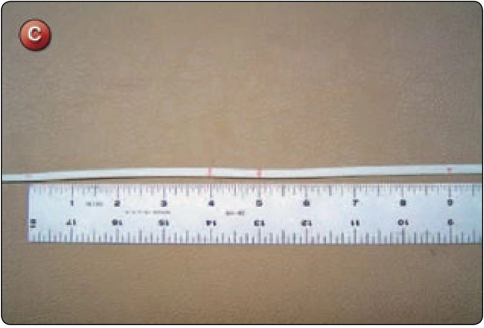 Square Canopy—Control Line Replacement, procedure photograph 2 (source page 7-34).