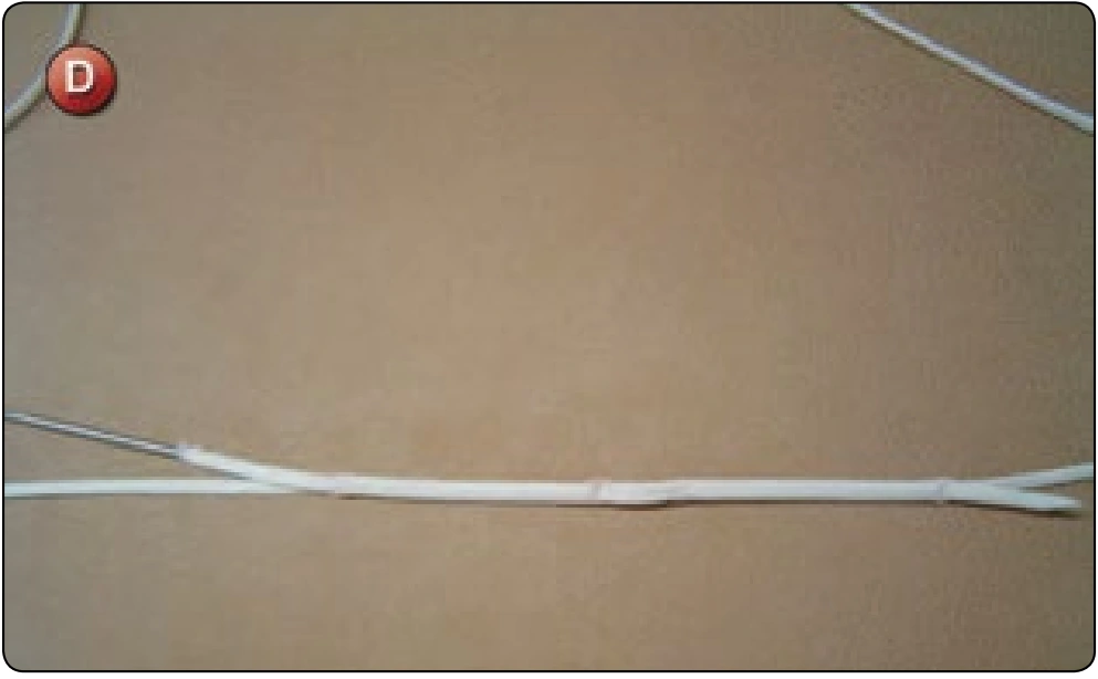 Square Canopy—Control Line Replacement, procedure photograph 3 (source page 7-34).