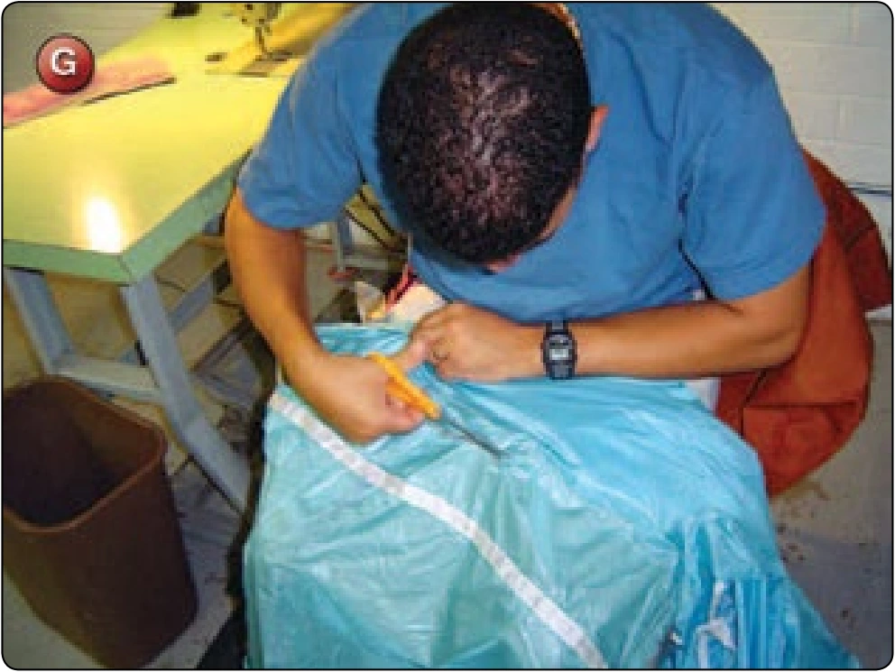 Square Canopy—Partial Panel Replacement, procedure photograph 7 (source page 7-24).