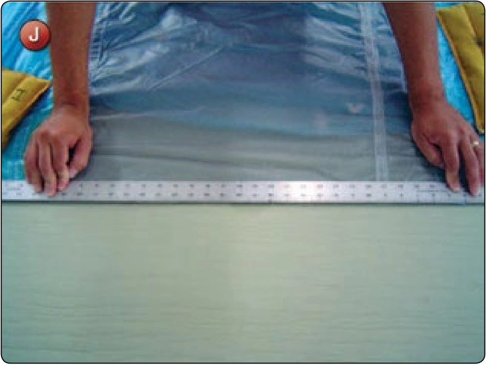 Square Canopy—Partial Panel Replacement, procedure photograph 10 (source page 7-24).