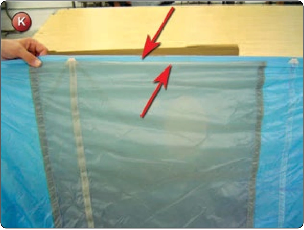 Square Canopy—Partial Panel Replacement, procedure photograph 11 (source page 7-25).