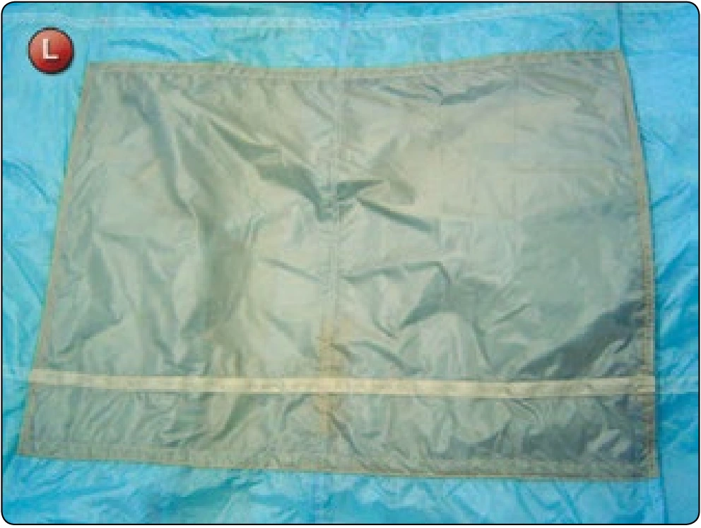 Square Canopy—Partial Panel Replacement, procedure photograph 12 (source page 7-25).