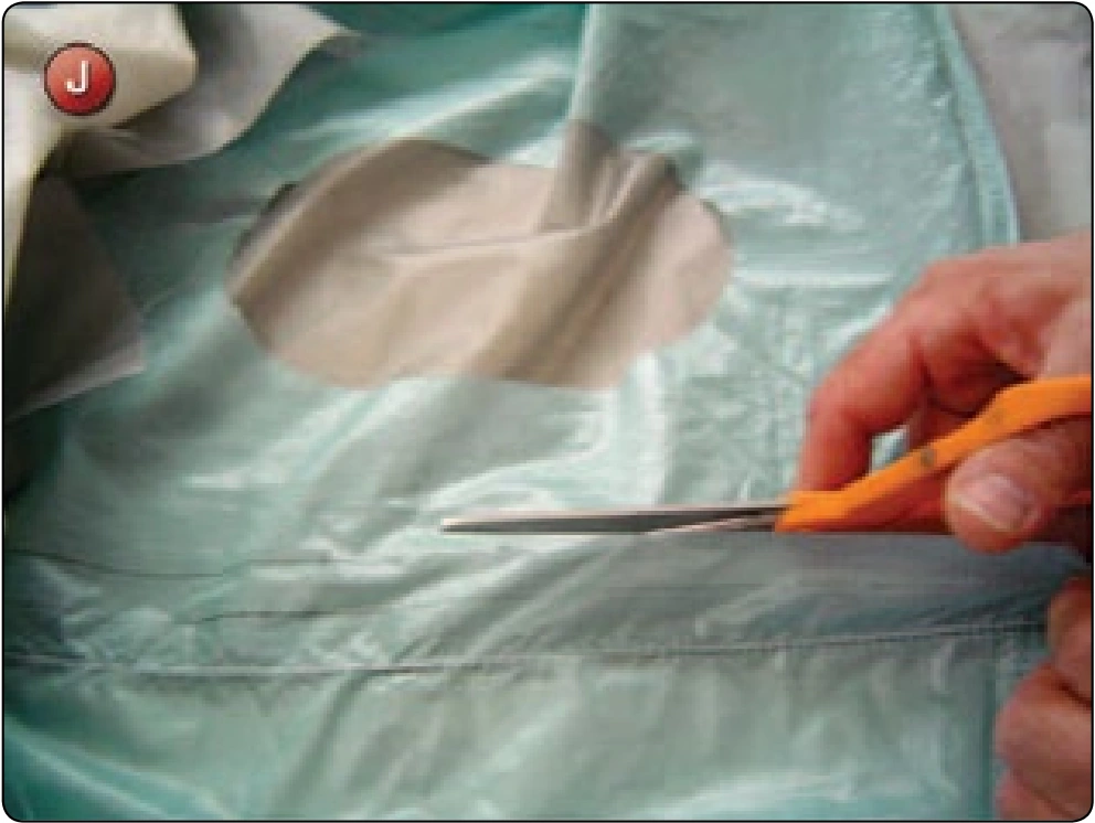 Square Canopy—Rib Repair, procedure photograph 10 (source page 7-27).