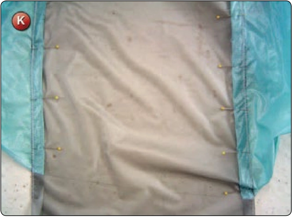 Square Canopy—Rib Repair, procedure photograph 11 (source page 7-27).