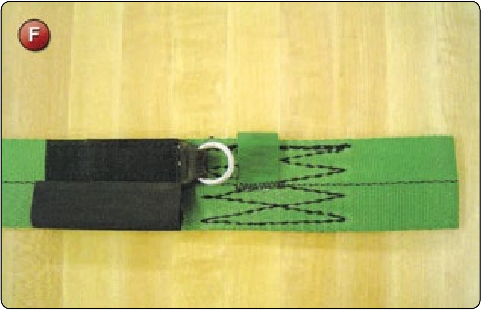 Standard Harness Main Lift Web Replacement, procedure photograph 14 (source page 7-60).