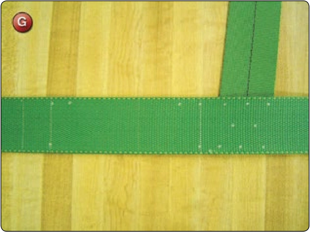 Standard Harness Main Lift Web Replacement, procedure photograph 15 (source page 7-61).