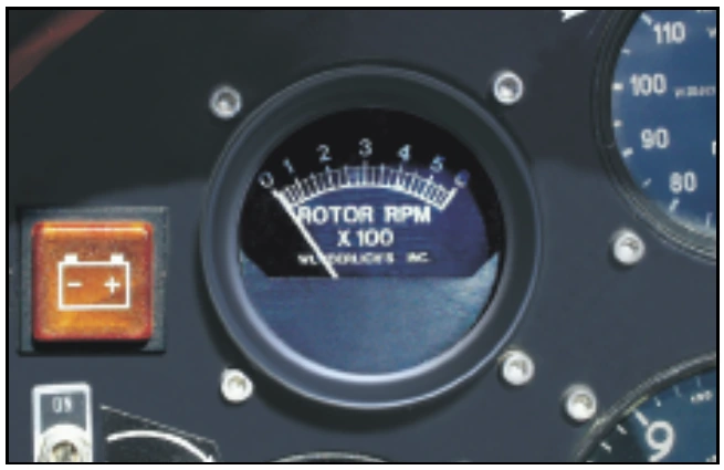 Figure 18-6. A rotor tachometer can be very useful to determine when rotor r.p.m. is sufficient for takeoff.