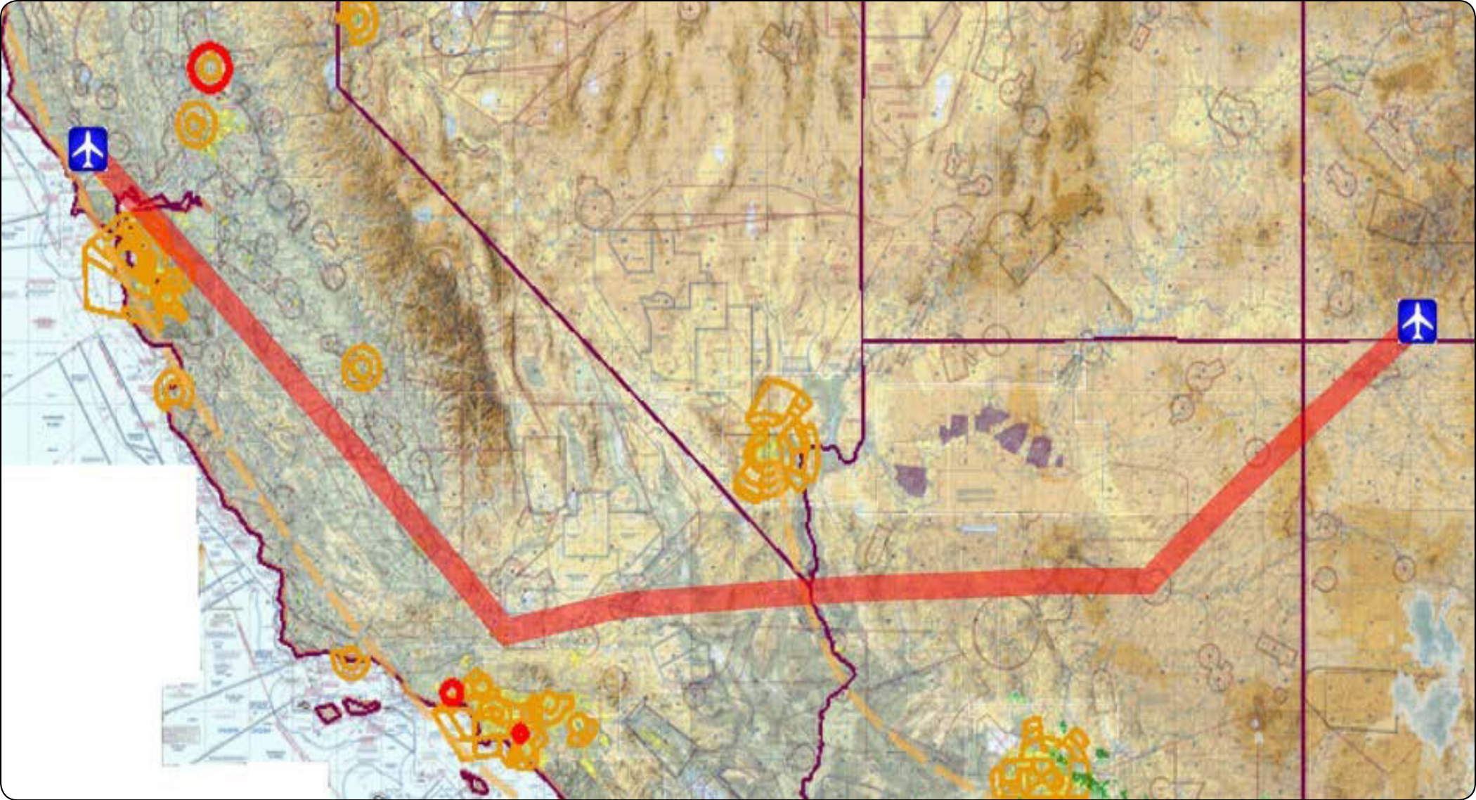 Figure 5-1. Modified route.