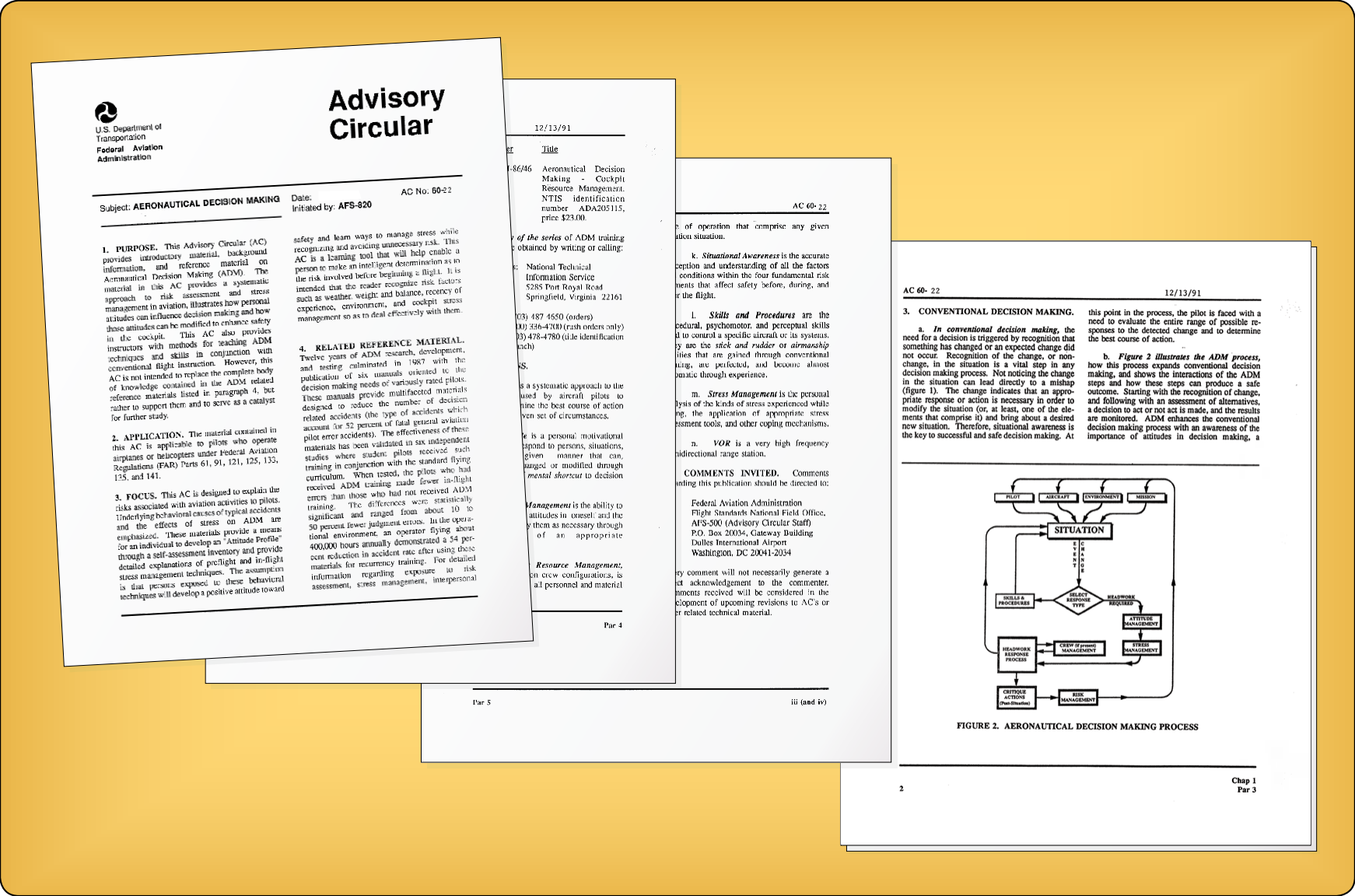 Figure 8-1. Advisory Circular (AC) 60-22, Aeronautical Decision-Making, includes a wealth of information for pilots.